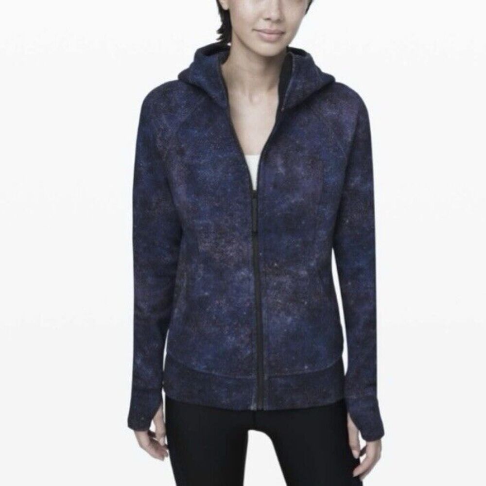 Lululemon Scuba Hoodie Sweatshirt Fleece‎ Polar Lights Blue Size 4